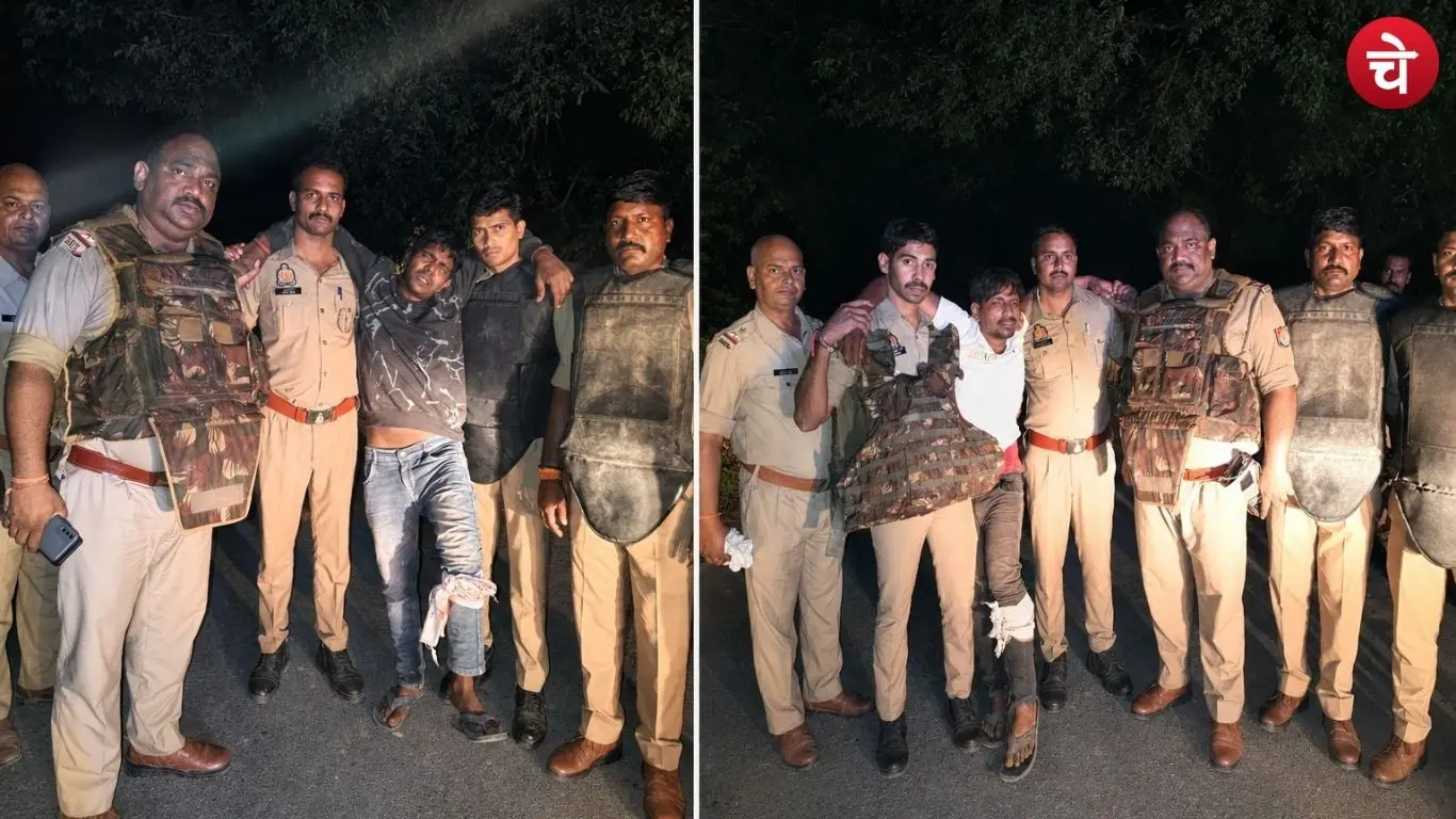 The two accused arrested during a police operation in Azamgarh